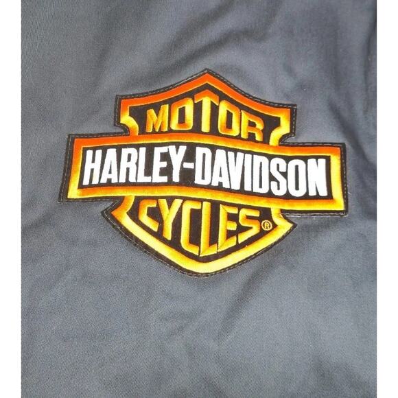 Dickie Black Work Wear Zipper jacket Quilted Harley Davidson XXXL 3XL NWOT - Picture 4 of 7